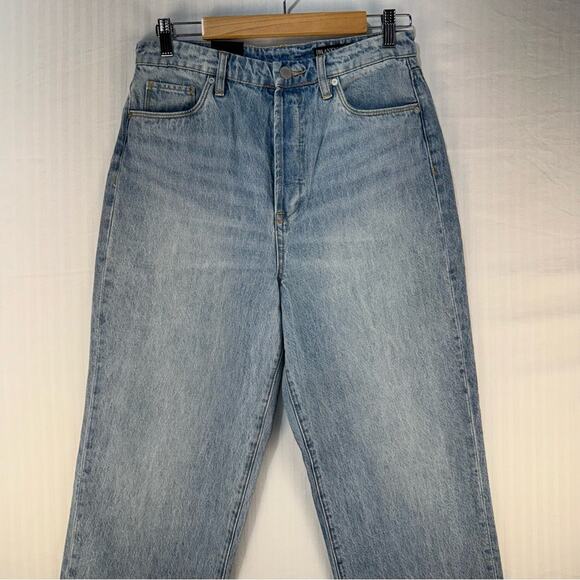 Blanc NYC The Baxter Denim Jeans Light Wash Women’s Size 6 Ribcage Straight Leg - Picture 5 of 8